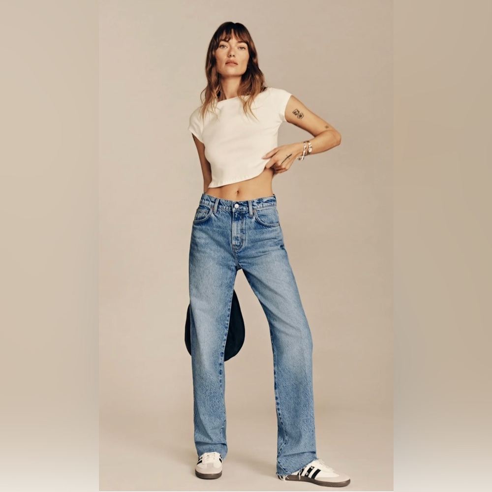 Val 90s Mid Rise Straight Jeans - Reformation